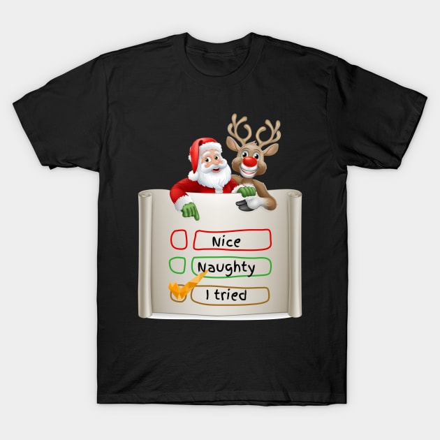 Christmas Quiz T-Shirt by Tee Trendz